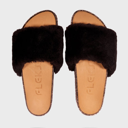 Fleks Unisex San Ysidro Slide - Espresso