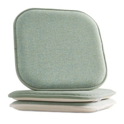 Elegant Comfort 2 Pack Textured Chair Cushion Covers - Skid-Proof Rubber Backing