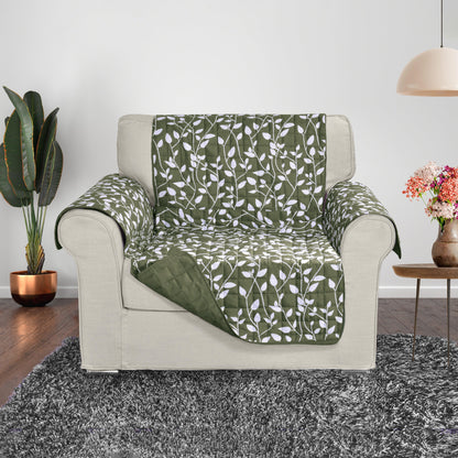 Elegant Comfort Leaves Design Reversible Smart Furniture Protectors
