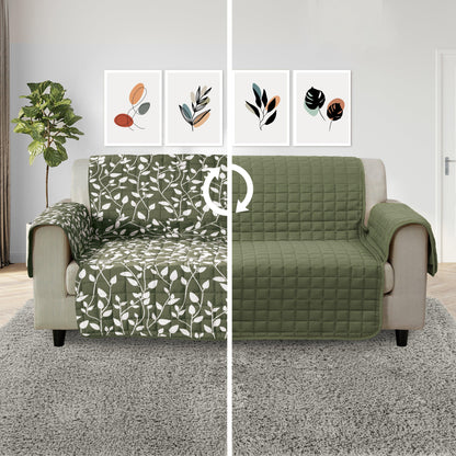 Elegant Comfort Leaves Design Reversible Smart Furniture Protectors