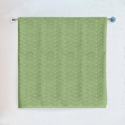 Elegant Comfort 1-Piece Premium Turkish Cotton Braided Jumbo Towel, 35x 70 inch