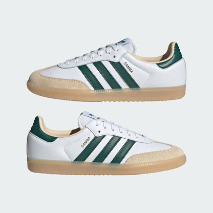 adidas Men's Samba Og 'Cloud White Collegiate Green Gum'