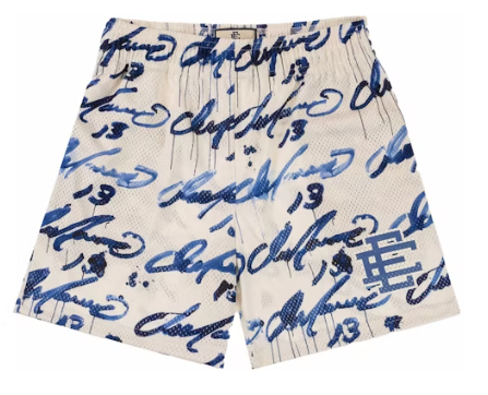 Eric Emanuel Men's Ee Shorts Fins Up Tyrrell Winston Fw23