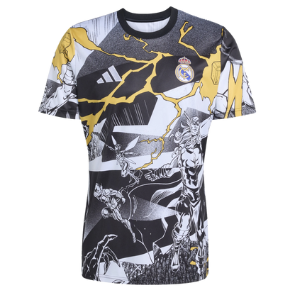 Adidas Real Madrid x Marvel x All Blacks Pre-Match Jersey