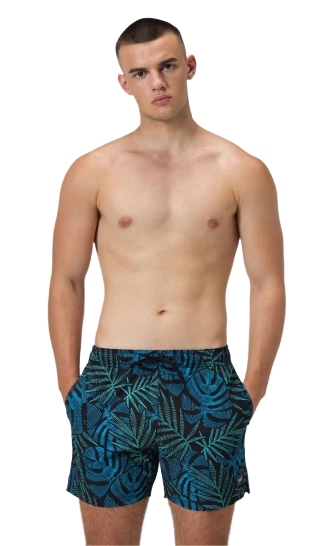 Speedo Men's Print Redondo Edge Volley 16" - Anthracite - FINAL SALE