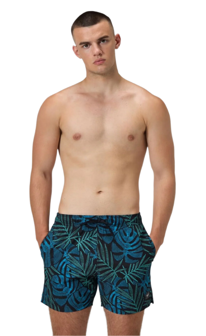 Speedo Men's Print Redondo Edge Volley 16" - Anthracite - FINAL SALE