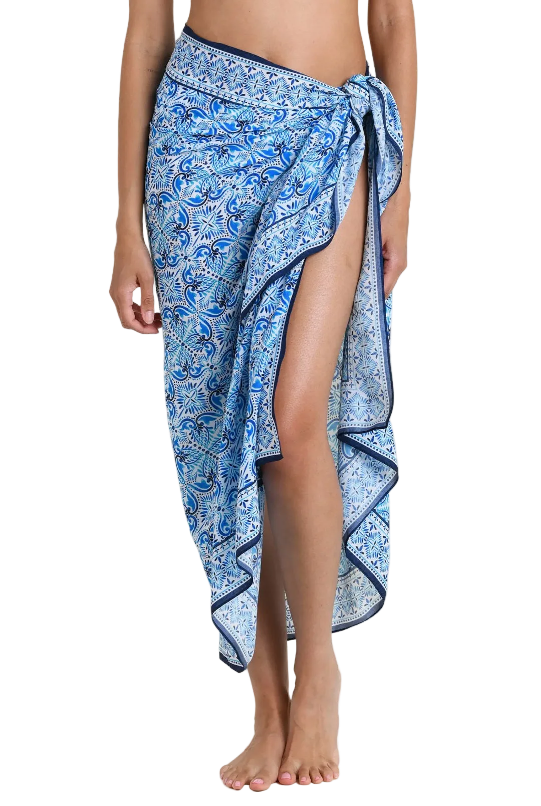 La Blanca Pareo Wrap Cover Up Sarong - Costa Azul