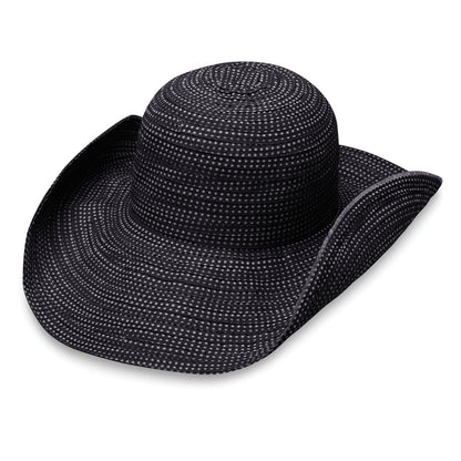 Wallaroo Scrunchie Hat - Black/White Dots