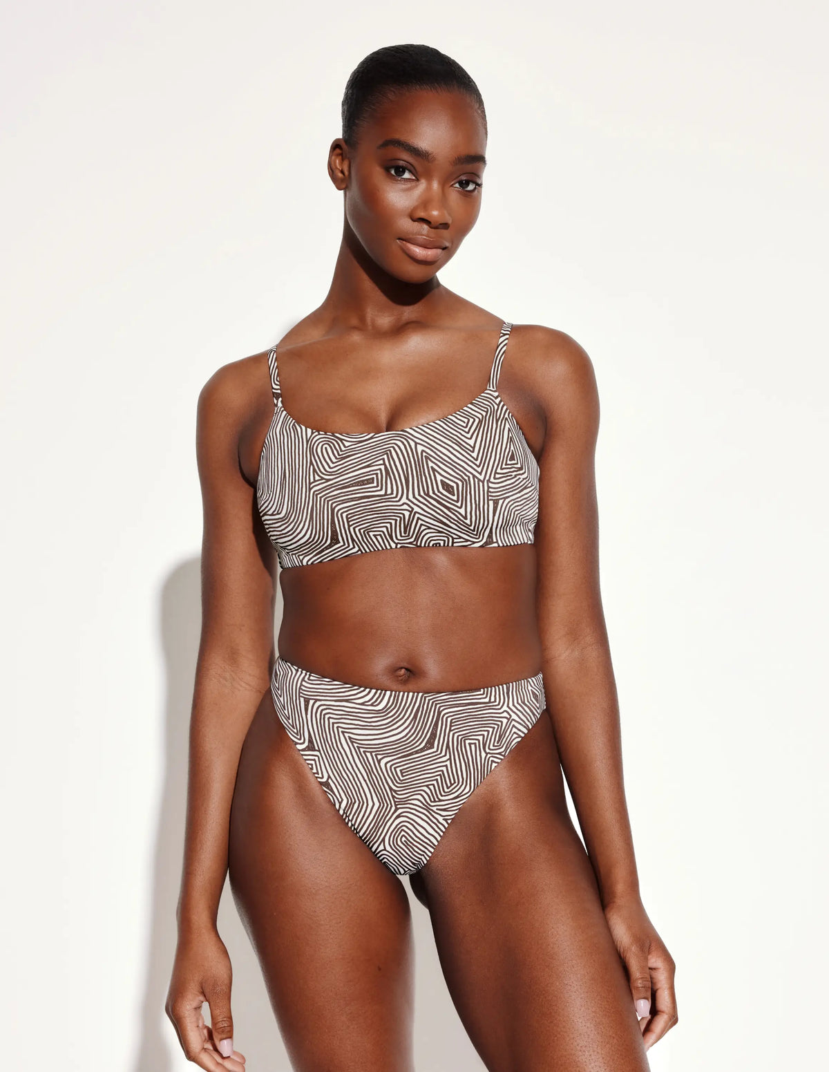 Sculpt High Cut Bikini Swim Bottom