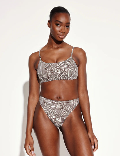 Sculpt High Cut Bikini Swim Bottom