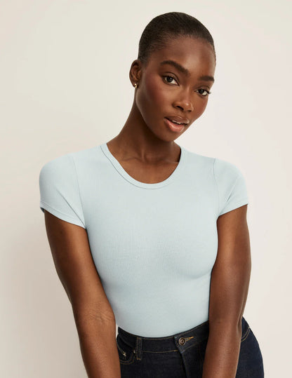 SculptRib™ Cotton T-Shirt - Last Call