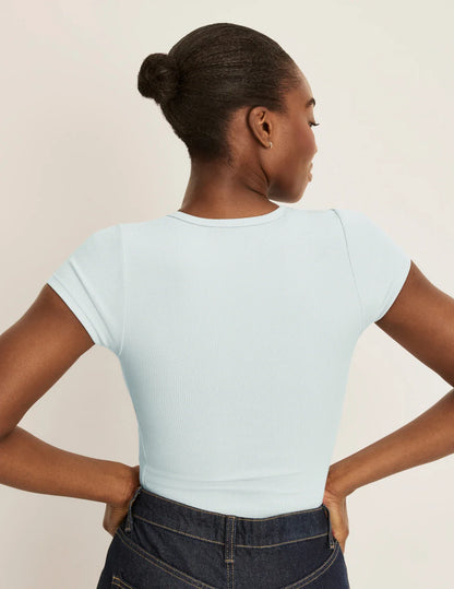 SculptRib™ Cotton T-Shirt - Last Call