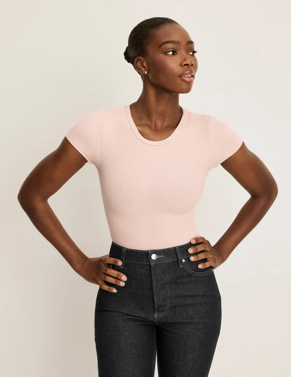 SculptRib™ Cotton T-Shirt - Last Call