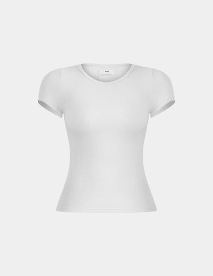 SculptRib™ Cotton T-Shirt
