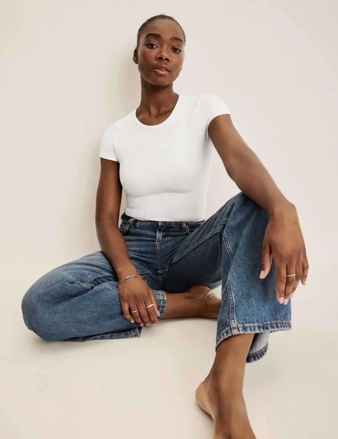SculptRib™ Cotton T-Shirt - Last Call