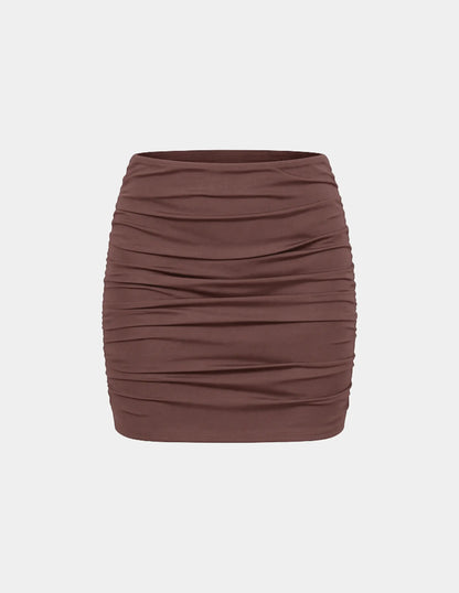 Sculpt Ruched Swim Skirt