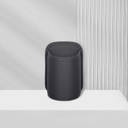 Car Door Cup Holder PU Leather Automotive Black Drink Rack Storage Bin Auto Back Seat Cup Holder Organizer For Car Accessories