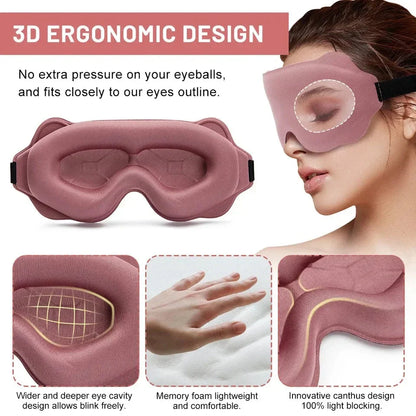 3D Contoured Sleep Mask