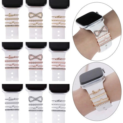 Decorative Metal Charms For Apple Watch Bands
