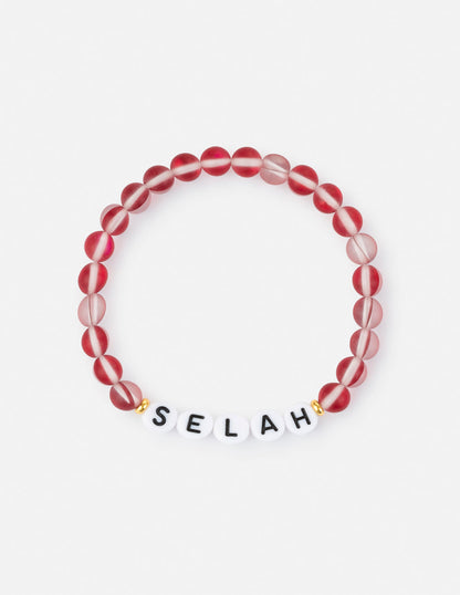 Elevated Faith Selah Letter Bracelet