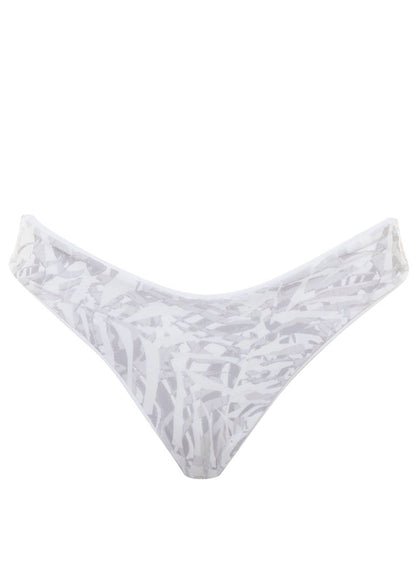 Maaji Journey Double V Bikini Bottom - Simply White - FINAL SALE