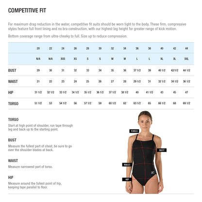 Speedo Print Medalist One Piece Fitness Swimsuit - Anthracite