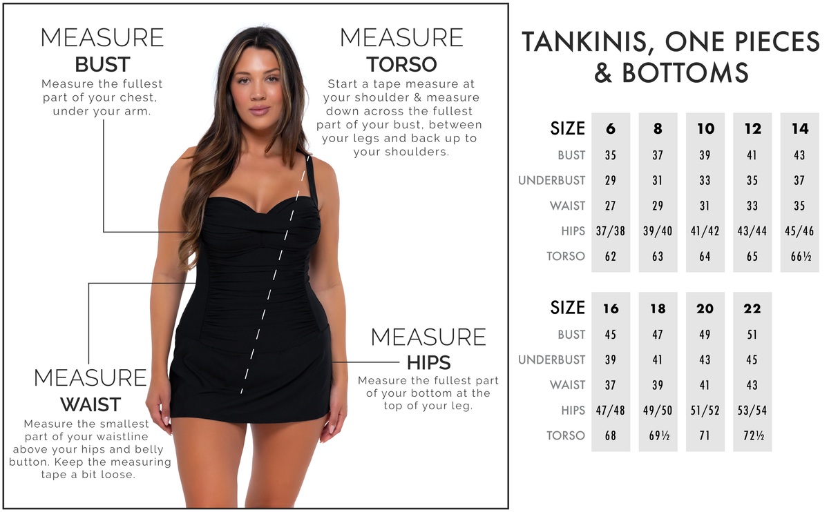 Sunsets Jenna Tankini Top - Regency