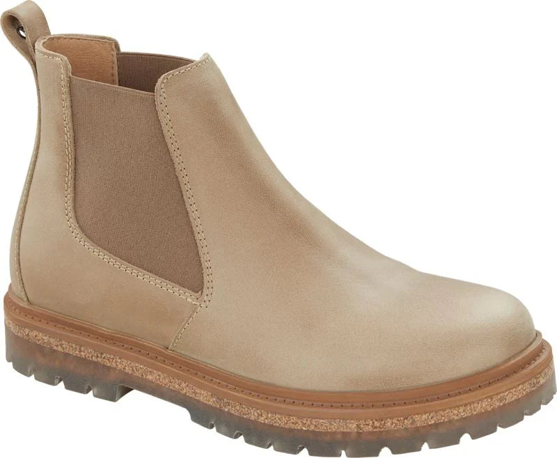 Birkenstock Unisex Stalon Waxy Leather Nubuck Sandcastle