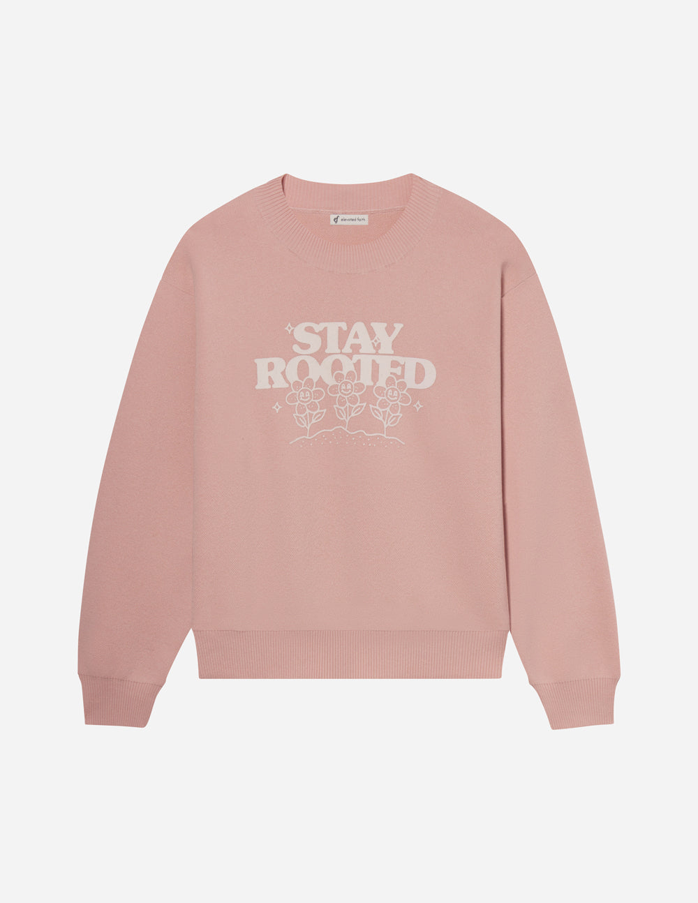 Elevated Faith Stay Rooted Knit Sweater
