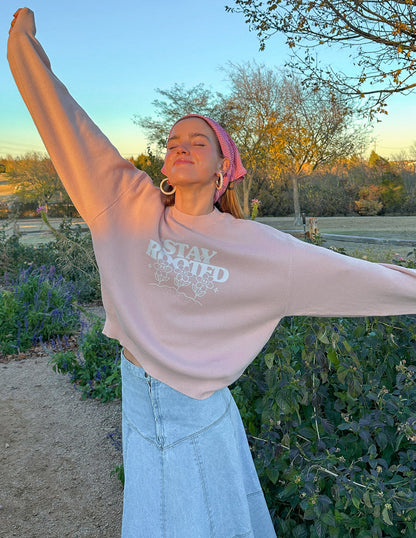 Elevated Faith Stay Rooted Knit Sweater