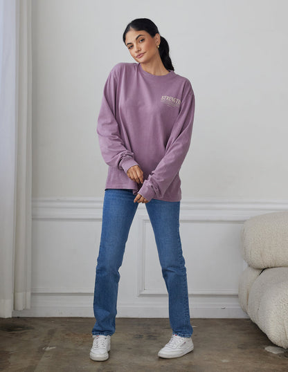 Elevated Faith Strength LS Unisex Tee
