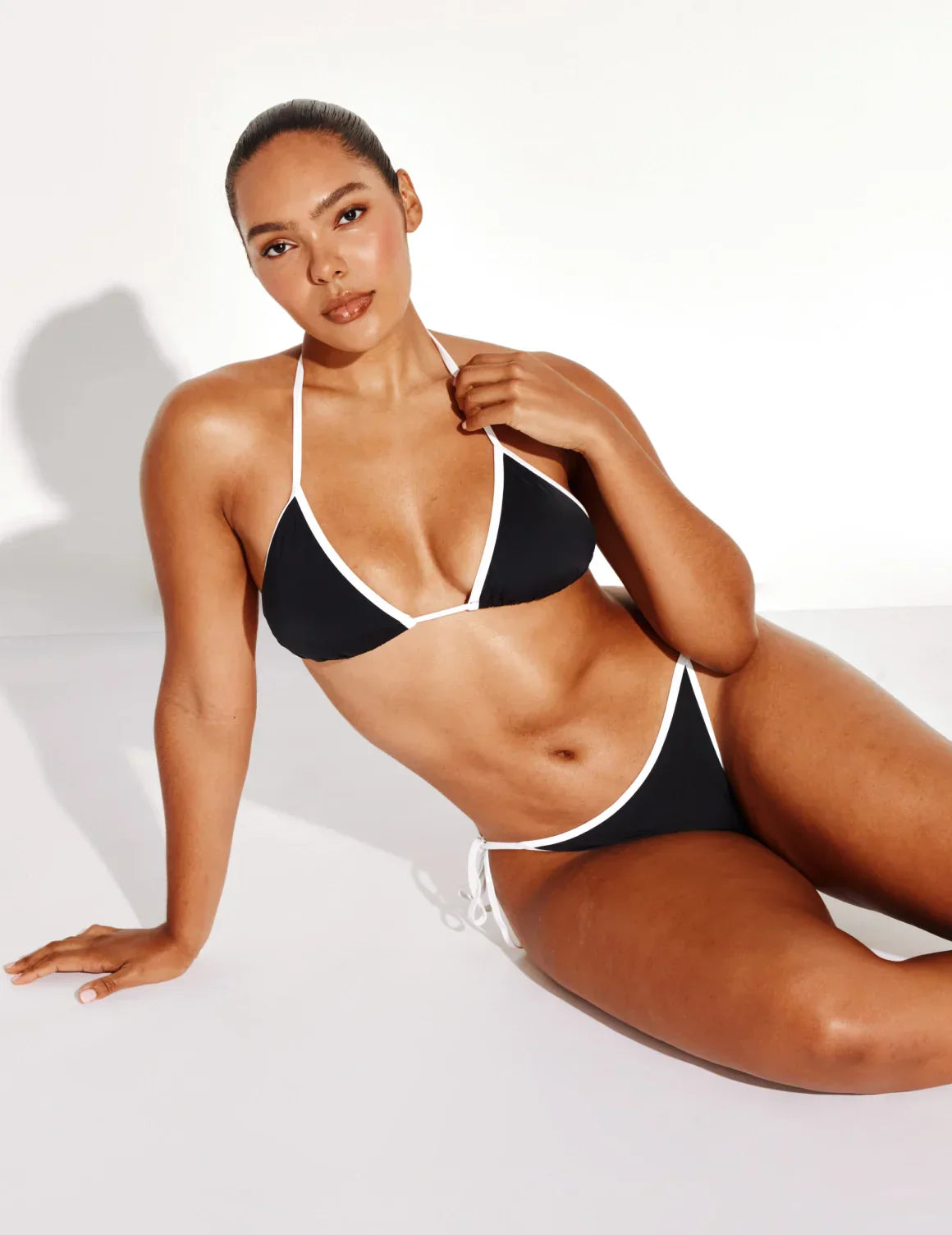 String Bikini Bottom - Color Block - Last Call
