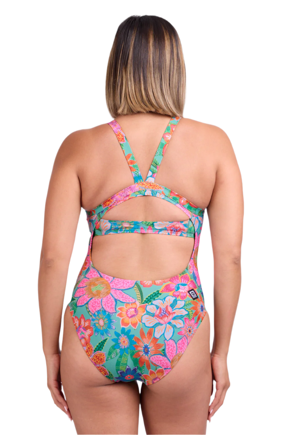 Jolyn Caroline Full Coverage Swim Onesie - Pandora - FINAL SALE