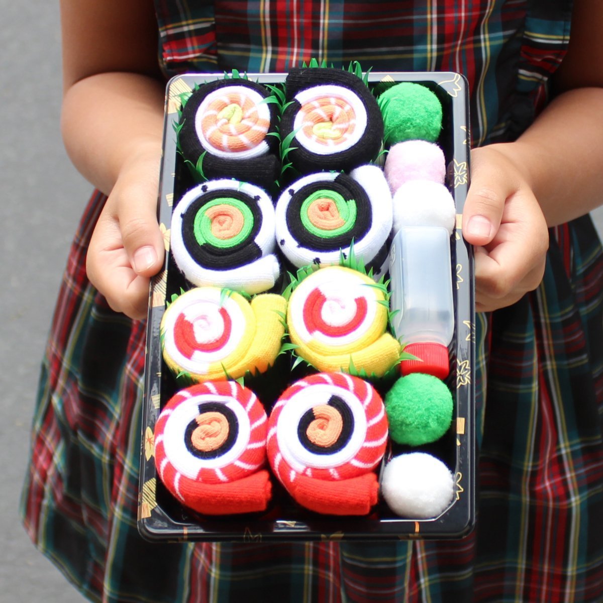 Funny Sushi Socks for Men & Women – 4-Pair Gift Box Set