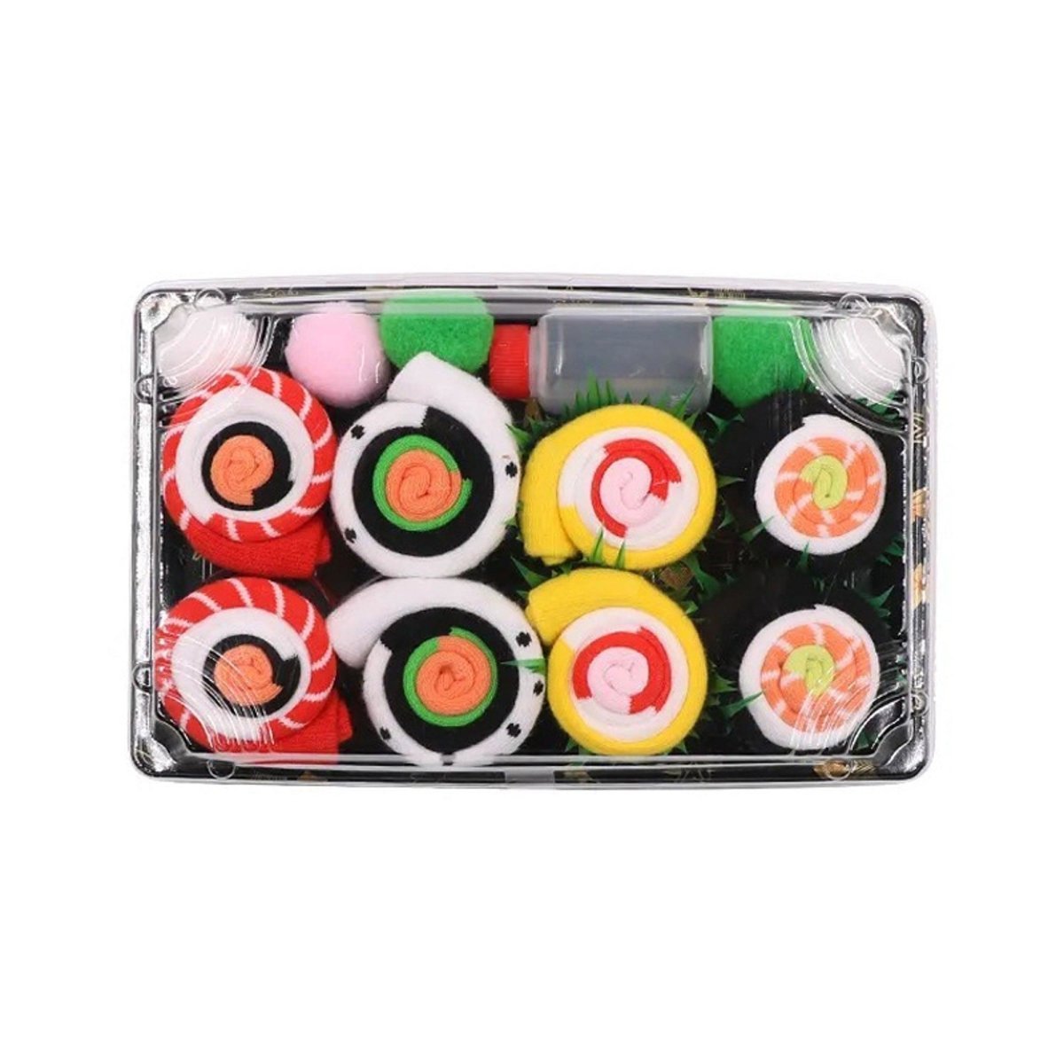 Funny Sushi Socks for Men & Women – 4-Pair Gift Box Set