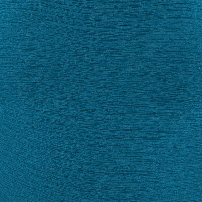 Penbrooke Krinkle Sheath Scoop Neck Chlorine Resistant One Piece Swimsuit - Dark Teal Blue