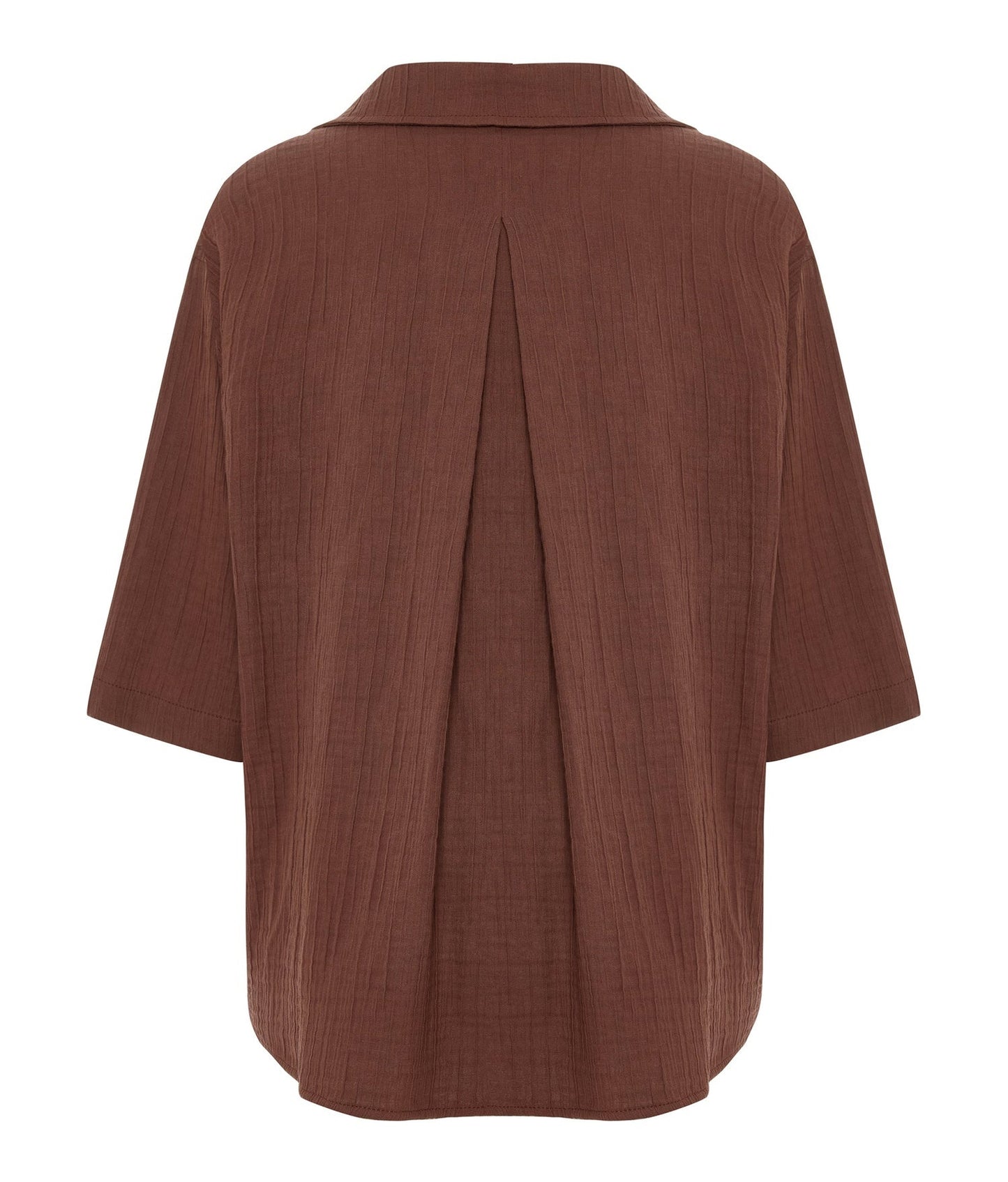 Kaya Boyfriend Shirt - Terracotta