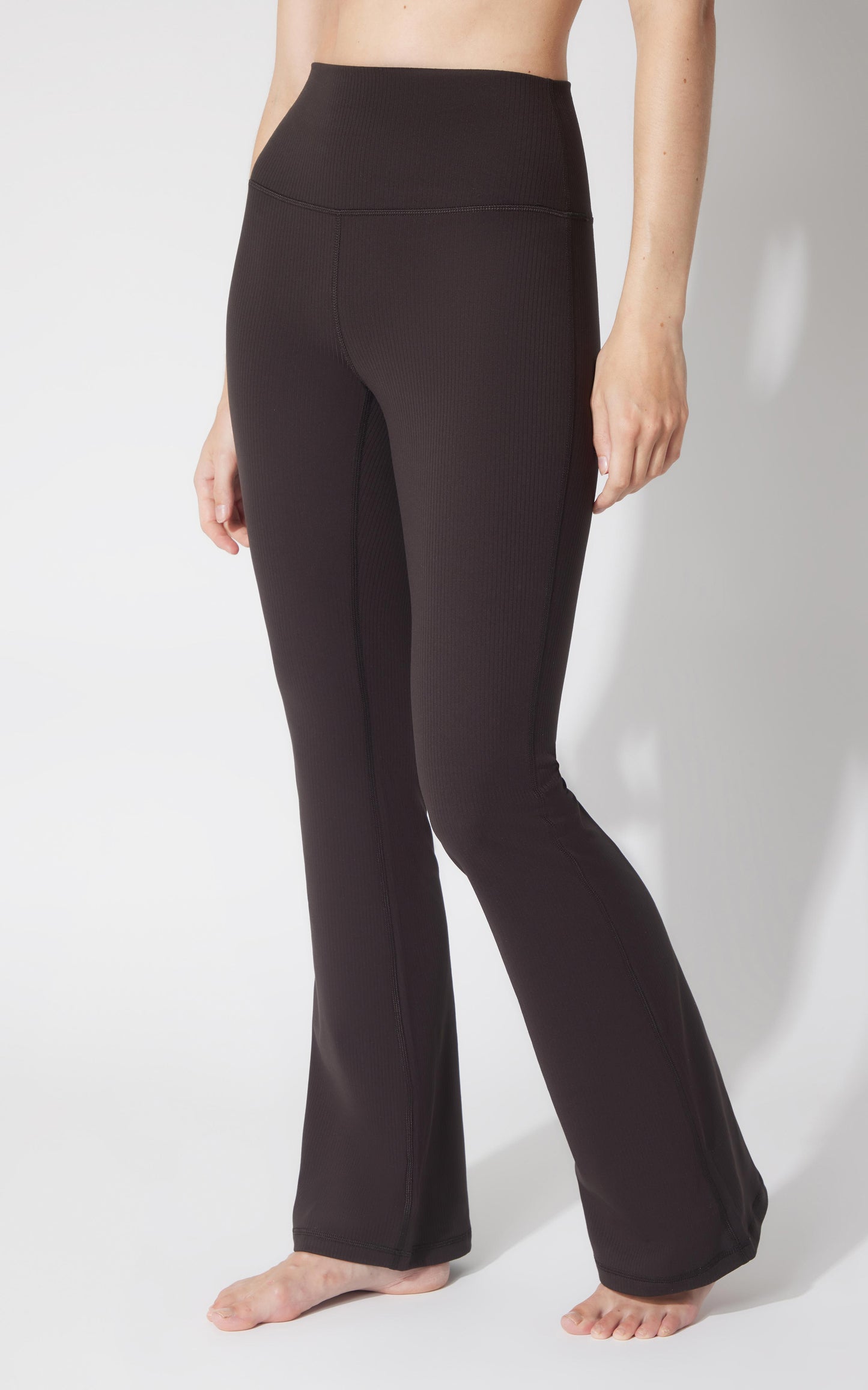 90 Degree by Reflex Felix Lux Ribbed Everyday Elastic Free Flare Leg Pant