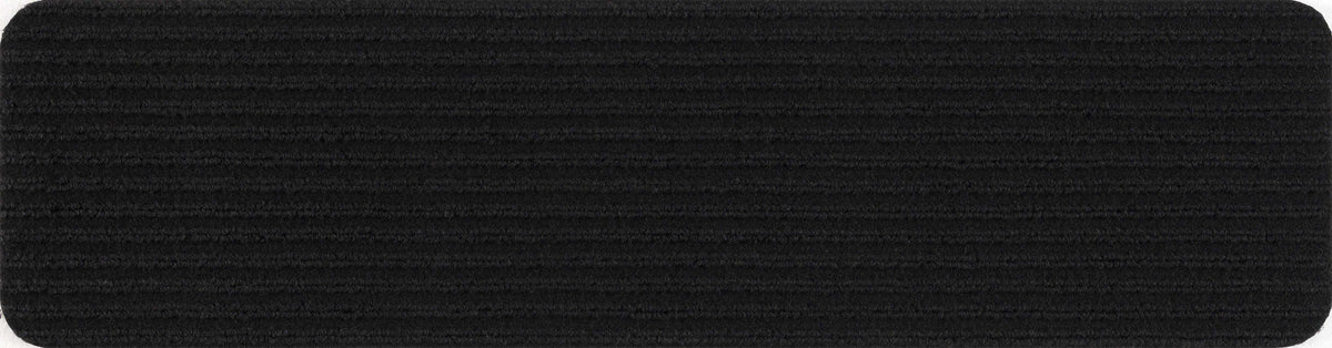 Basic Stair Tread Rugs, Black
