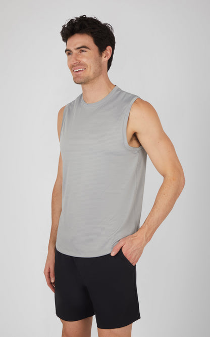 90 Degree by Reflex Men's Air Sense Iconic Textured Muscle Tank