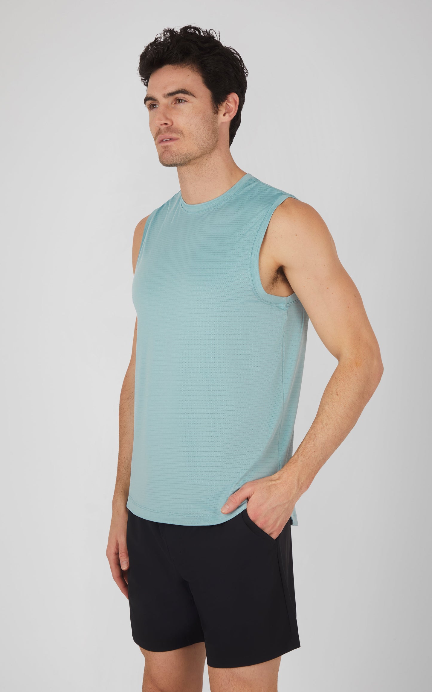 90 Degree by Reflex Men's Air Sense Iconic Textured Muscle Tank