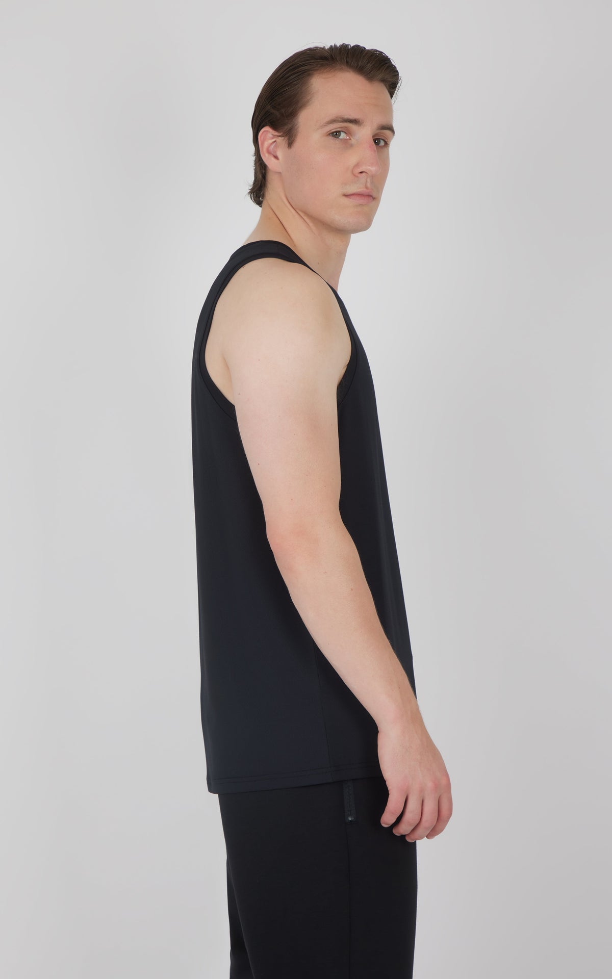 90 Degree by Reflex Men's Pique Race Track Muscle Tank