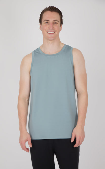 90 Degree by Reflex Men's Pique Race Track Muscle Tank
