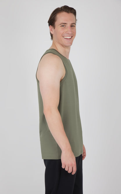 90 Degree by Reflex Men's Pique Race Track Muscle Tank