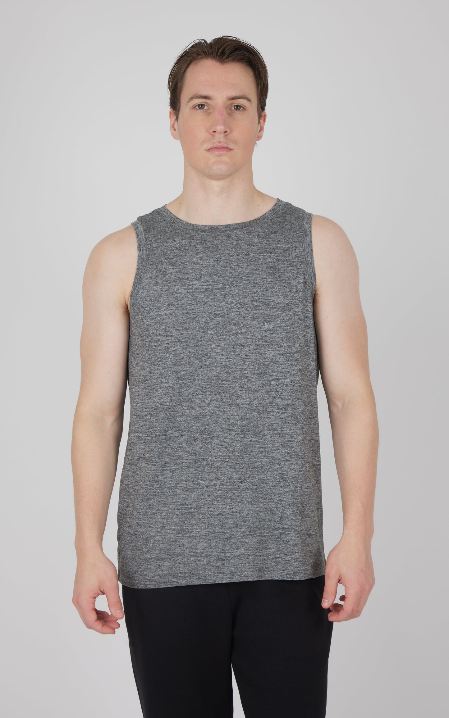 90 Degree by Reflex Men's Cationic Two Tone Heather Pace Muscle Tank