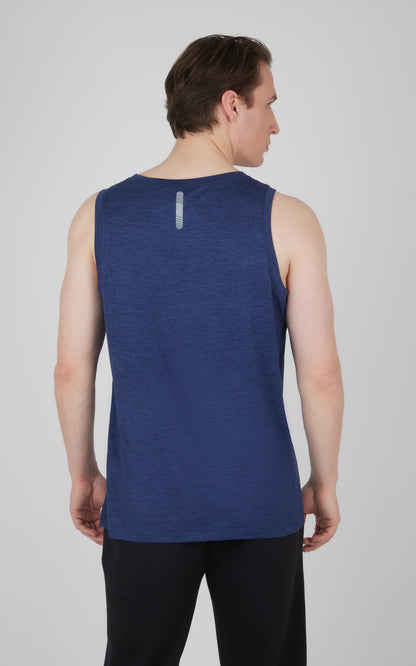90 Degree by Reflex Men's Cationic Two Tone Heather Pace Muscle Tank