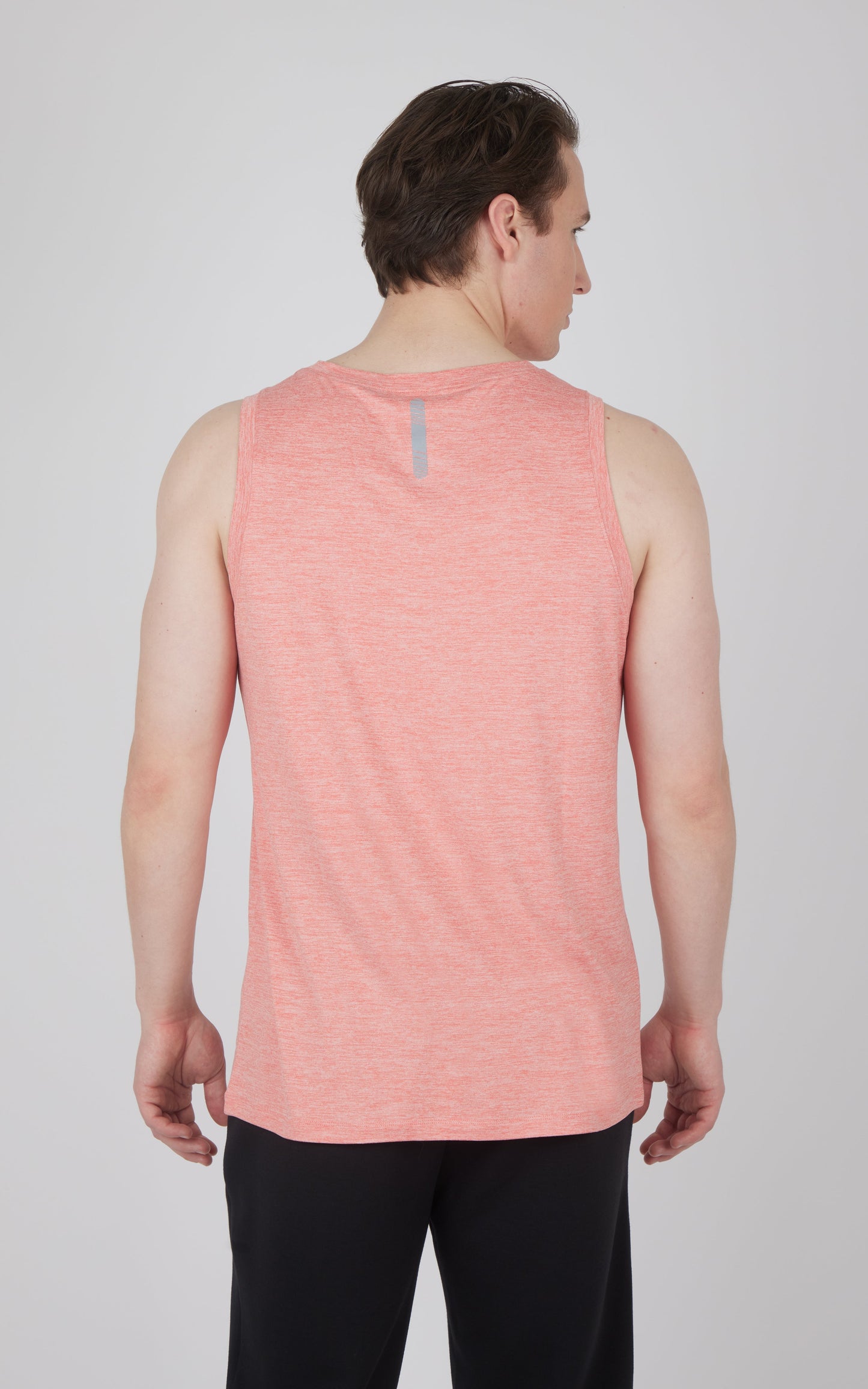 90 Degree by Reflex Men's Cationic Two Tone Heather Pace Muscle Tank
