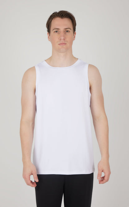 90 Degree by Reflex Men's Cationic Two Tone Heather Pace Muscle Tank
