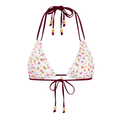 Kulani Kinis Halter Bralette Bikini Top - Rosie Posie - FINAL SALE