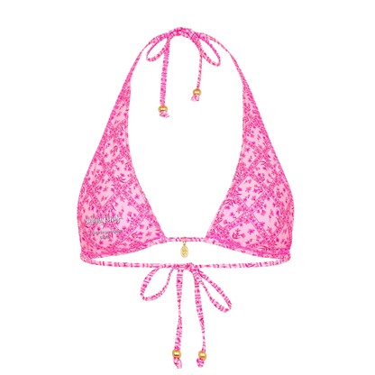 Kulani Kinis Bind Tie Halter Bikini Top - Starlight Saloon - FINAL SALE